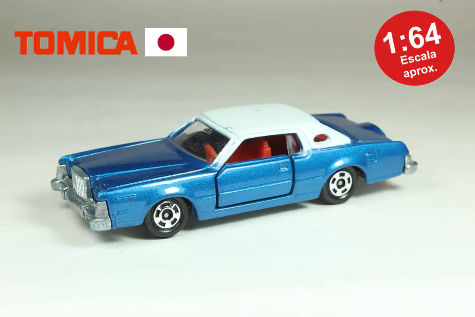 Tomica No. F4 Ford Continental Mk-IV Japan (Azul) — foto 1 de 3
