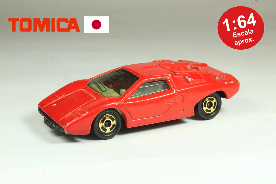 Tomica No. F37 Lamborghini Countach LP400 Japan — foto 1 de 3