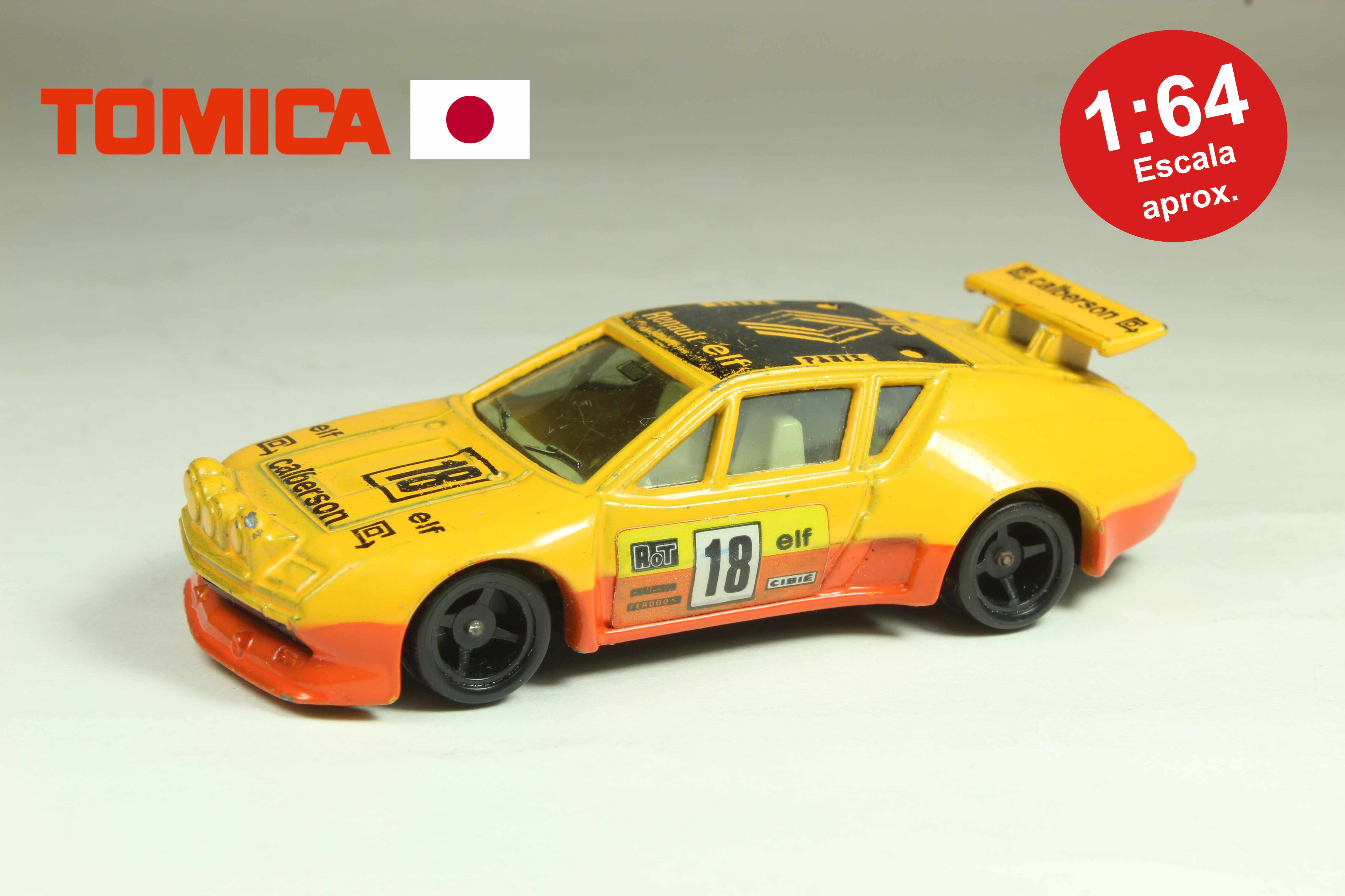Tomica No. F58 Alpine Renault A310 Rally Type Japan