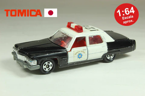 Tomica No. F51 Cadillac Police Car Japan (Negro)