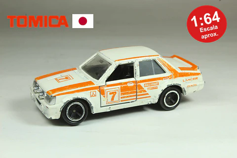 Tomica No. 38 Mitsubishi Lancer Turbo Japan (Blanco)