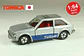 Tomica No. 4 Mazda Familia 1500XG (Gris) Japan - Miniatura 1