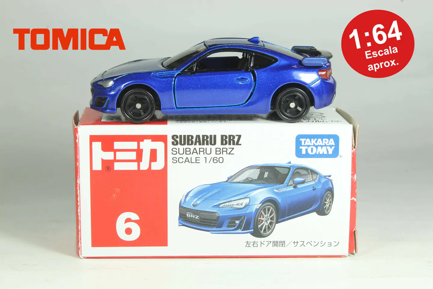 Tomica No. 6 Subaru BRZ — foto 1 de 3