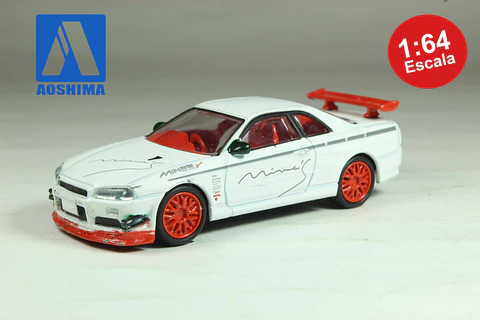 Aoshima Mine's BNR34 Nissan Skyline GT-R