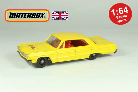 Matchbox Regular Wheels N° 20 Chevrolet Impala Taxi England