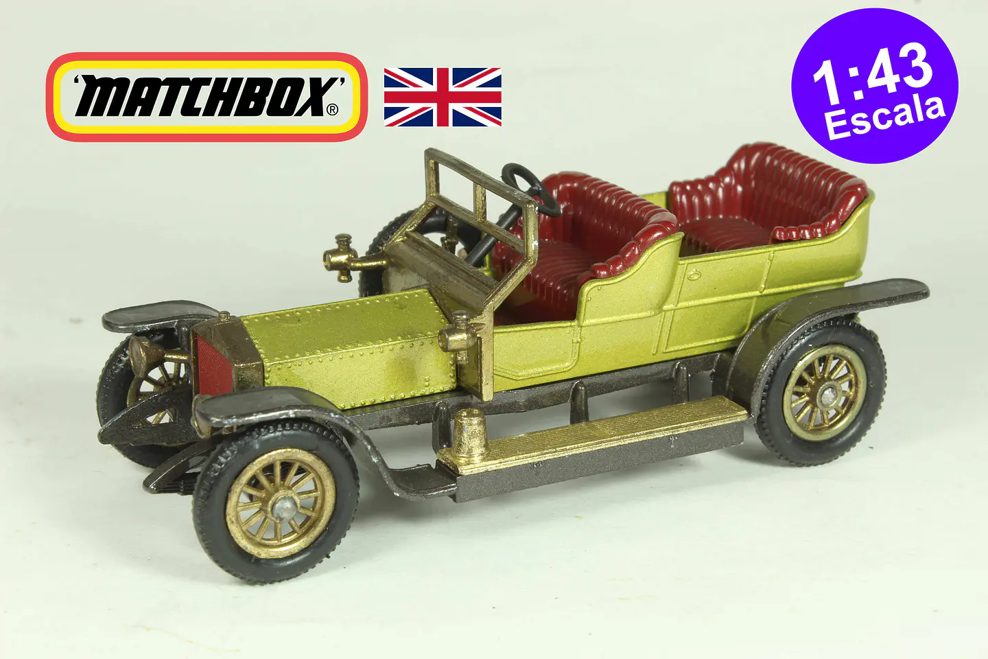 Matchbox Yesteryear Y-10 1906 Rolls Royce Silver England — foto 1 de 3