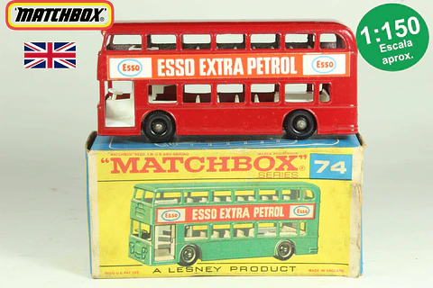 Matchbox Regular Wheels N°74 Daimler Bus England