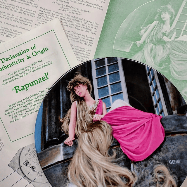 Plato de Edición Limitada "Rapunzel".