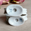 Par Servilleteros de Porcelana Húngara.