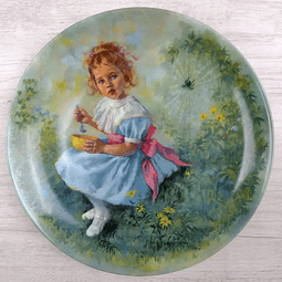 Plato de Colección "Little Miss Moffet", año 1981.