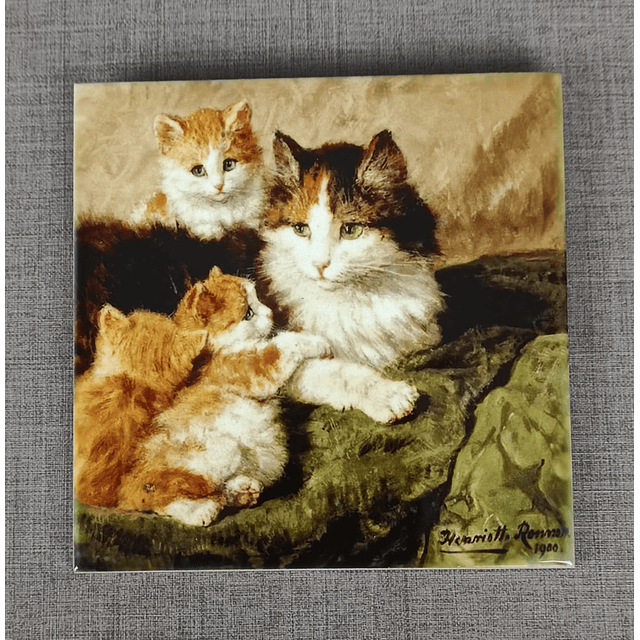 Set de Azulejos "Henriette Ronner-Knip".