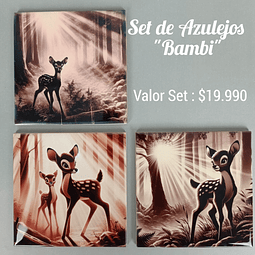 Set de Azulejos "Bambi"