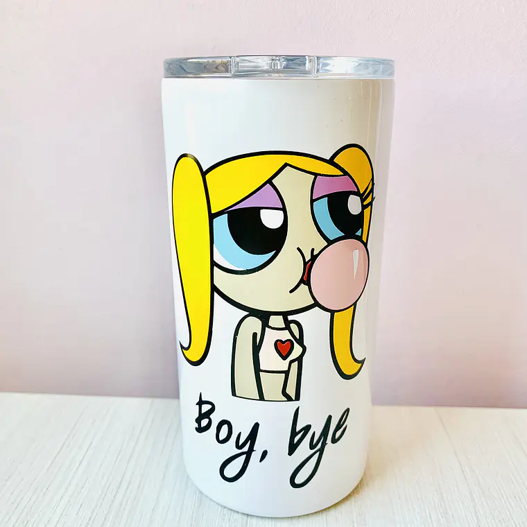 “Burbuja, Boy bye” Vaso 12oz acero inoxidable 1