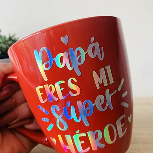 Papá eres mi súper héroe - Rojo