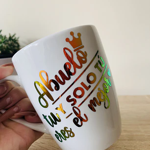 Abuelo tu y solo tu, eres el mejor - Blanco