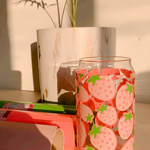 Vaso Trendy - Frutillas 