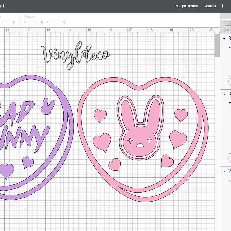 Bad Bunny Candy Heart 2