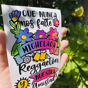 Que nunca nos falte michelada - Estampado