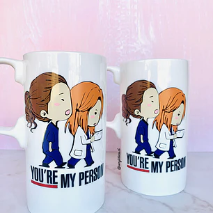 Par tazones Grey’s Anatomy  