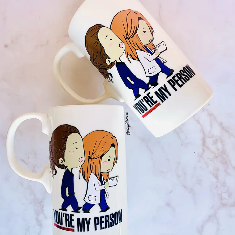 Par tazones Grey’s Anatomy   2