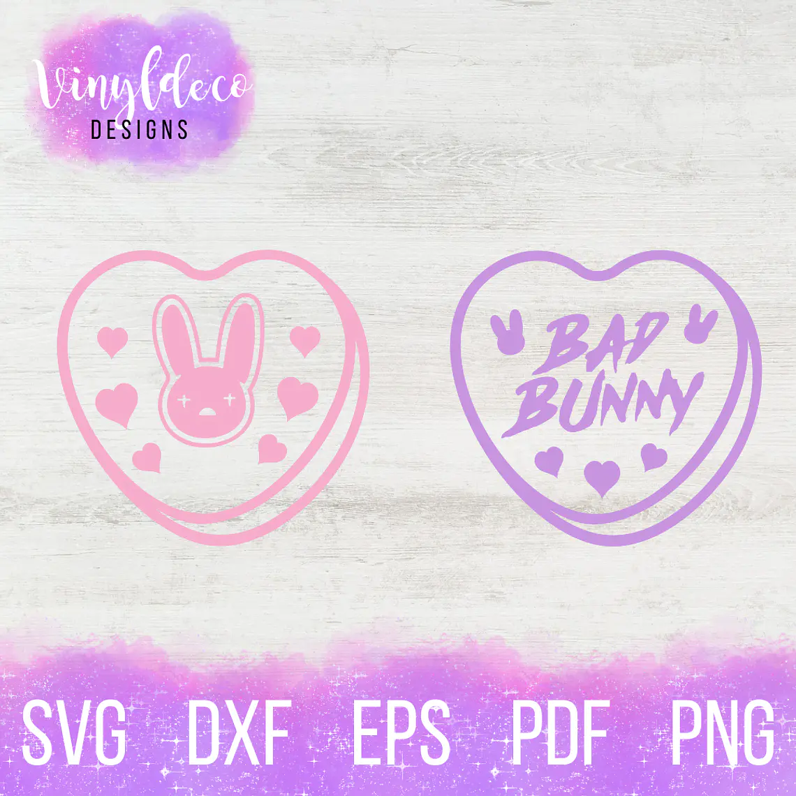 Bad Bunny Candy Heart 1