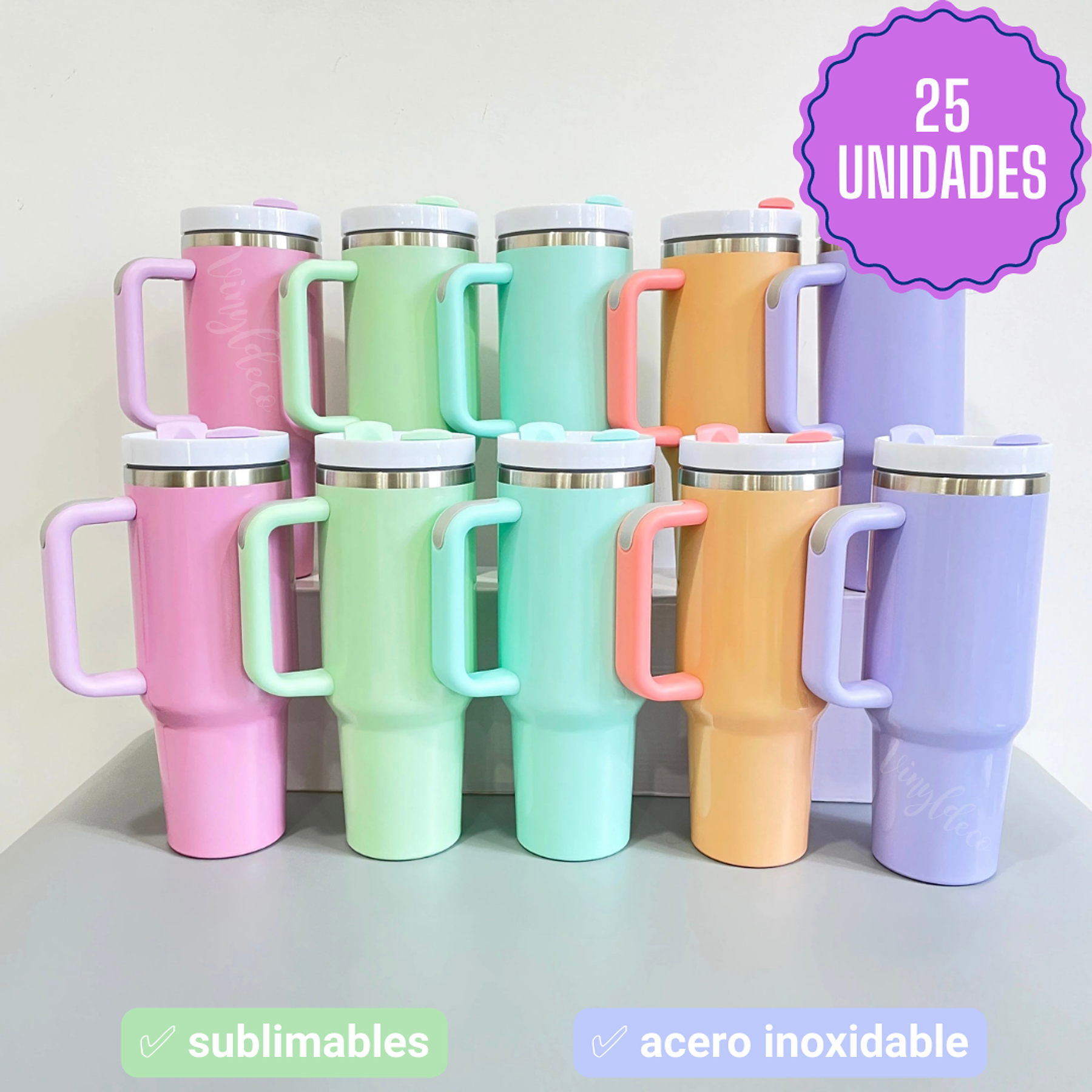 Tumbler Pastel 40oz RESERVA CON