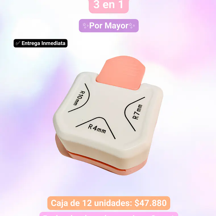 3 en 1 Corner Punch 12u. 1