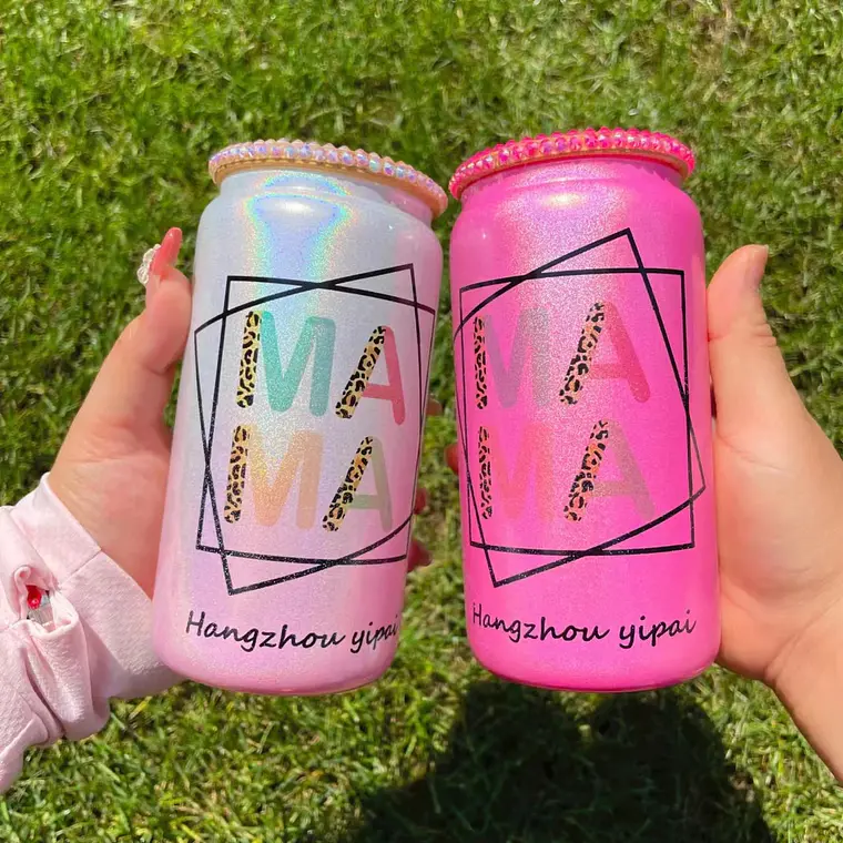 Can Glass Shimmer 16oz 9