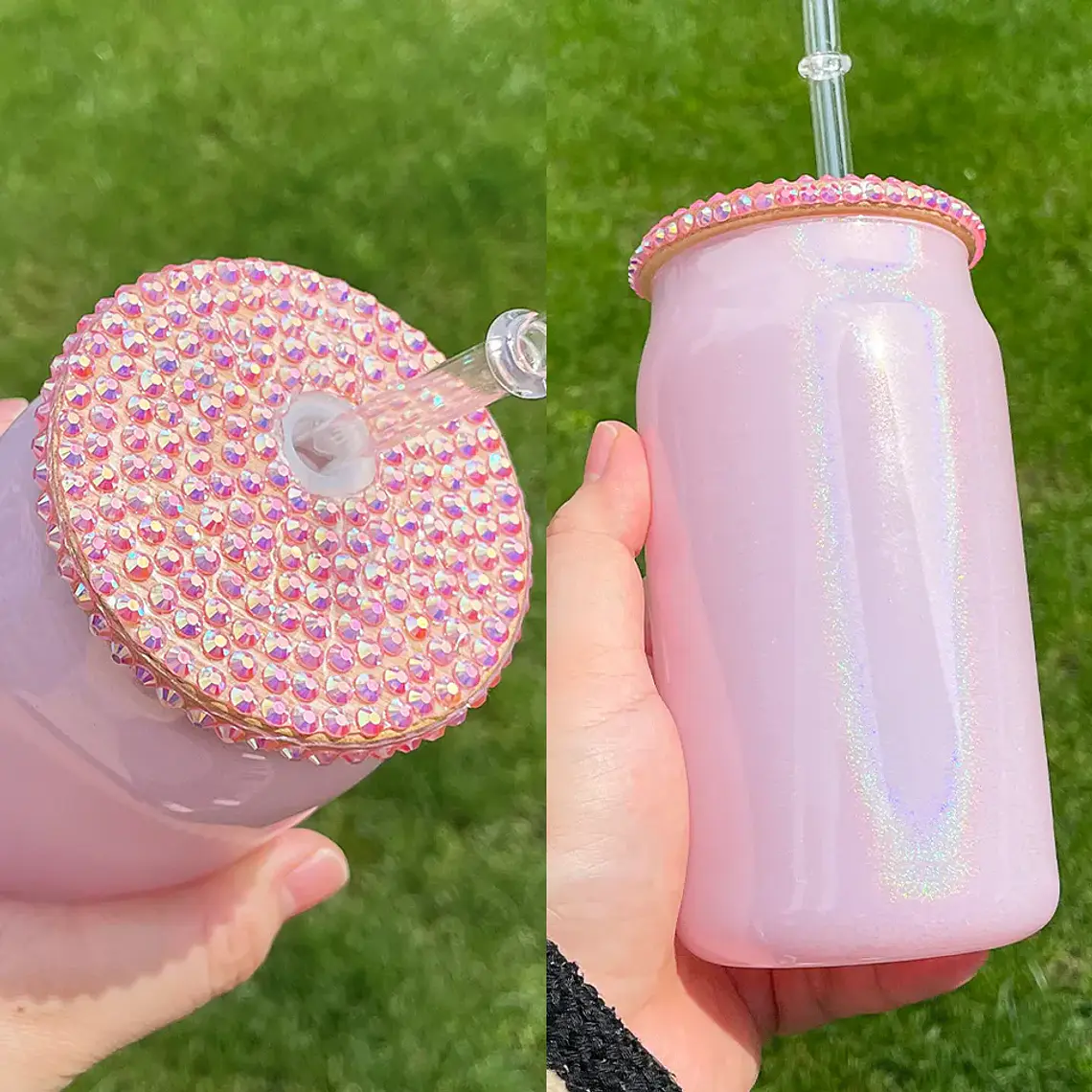 Can Glass Shimmer 16oz 13