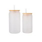 Beer Can Glass 16oz Frosted - Miniatura 6