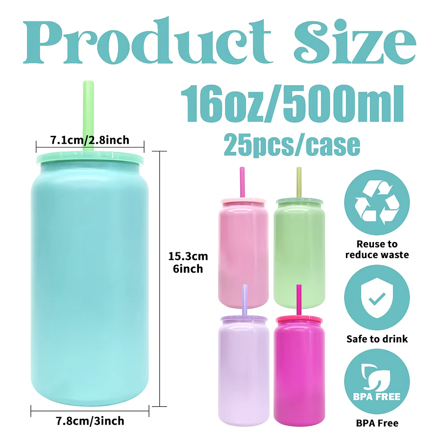 Can 16oz Acero Inoxidable 