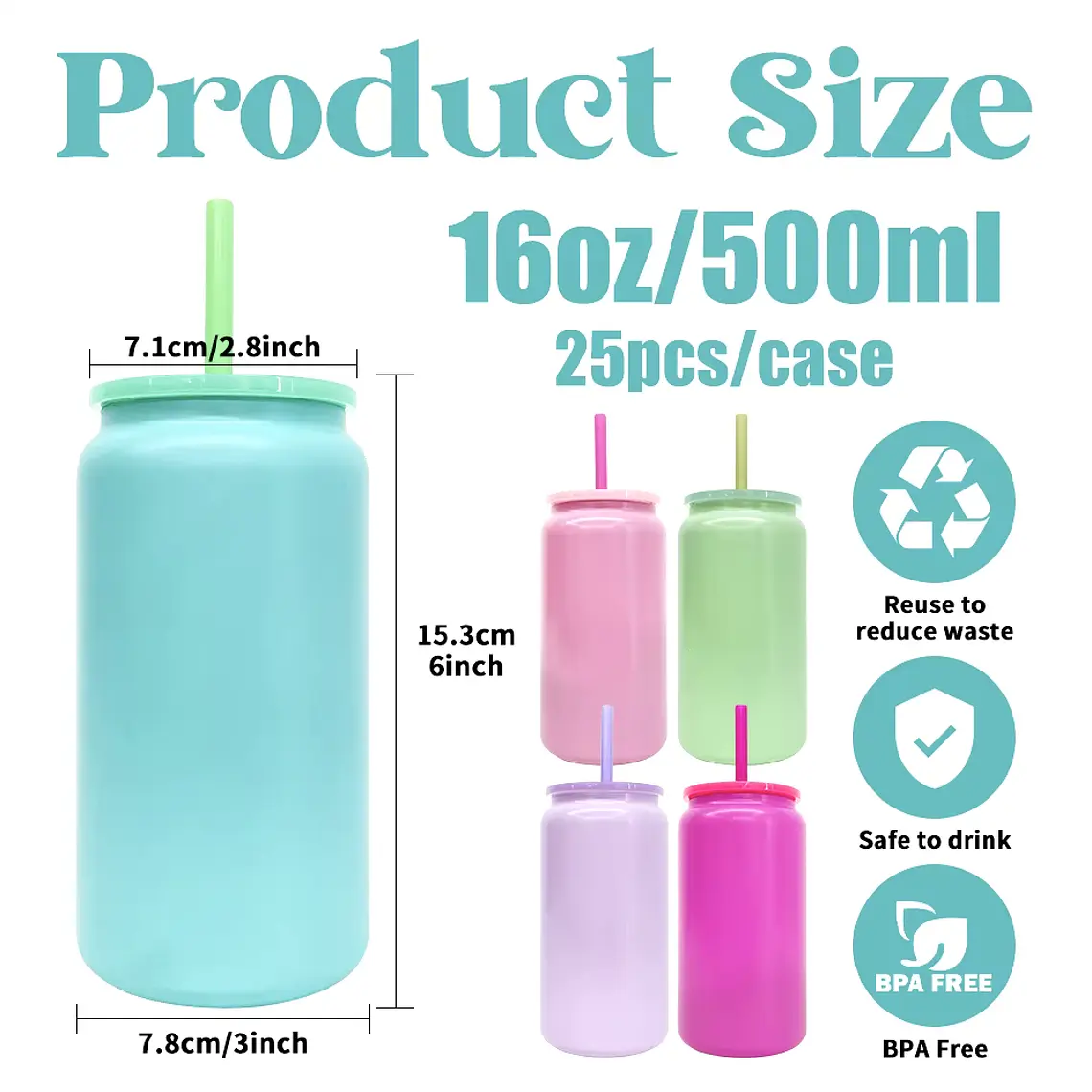 Can 16oz Acero Inoxidable  4