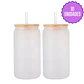 Beer Can Glass 16oz Frosted - Miniatura 1