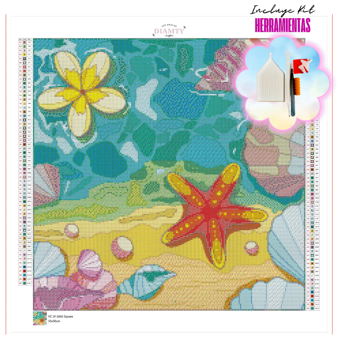 Alma Playera - 50x50cm 2
