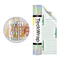 Bubble Free Holographic Rainbow Adhesive Vinyl - Miniatura 2