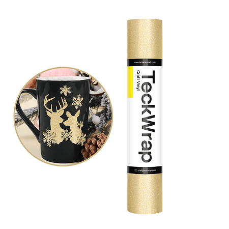 Glitter Adhesive Craft Vinyl