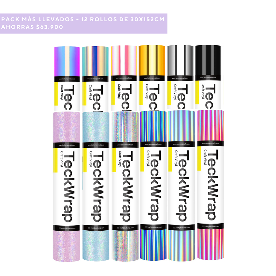 Pack 12 rollos 30x152cm