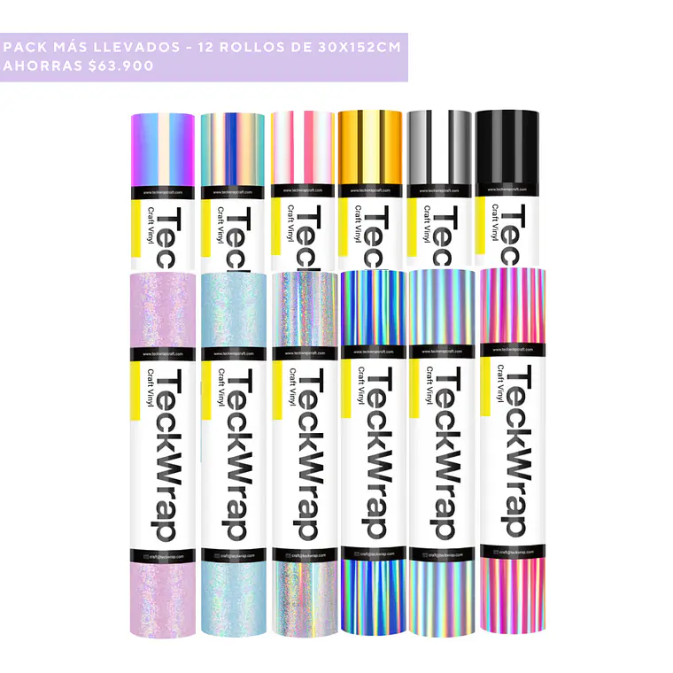 Pack 12 rollos 30x152cm 1