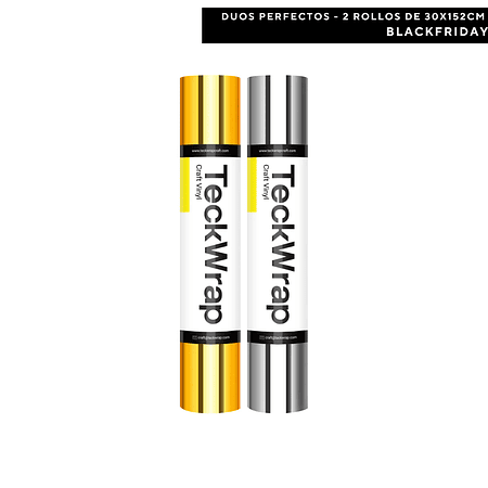 Duos Perfectos - Dorado y Plateado Chrome