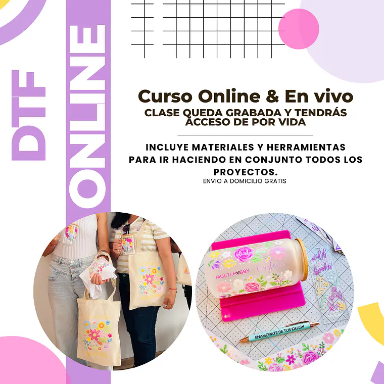 Curso Online DTF & UVDTF 1
