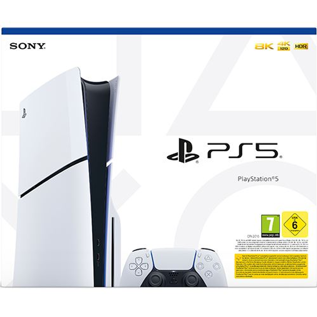 PlayStation 5 Slim Disc Edition 1TB SSD 3