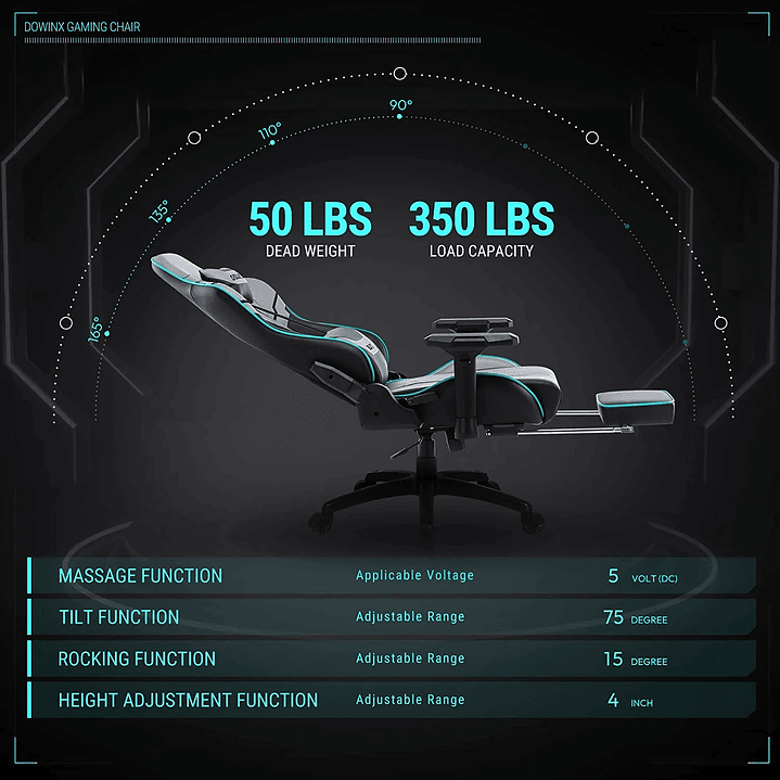 Cadeira Gamer Dowinx Series LS-6010  3