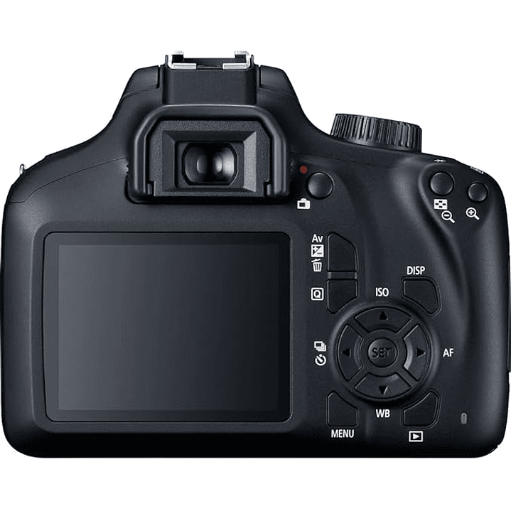 Câmera DSLR Canon EOS 4000D + lente EF-S 18-55 mm f/3.5-5.6 III - Preto 5