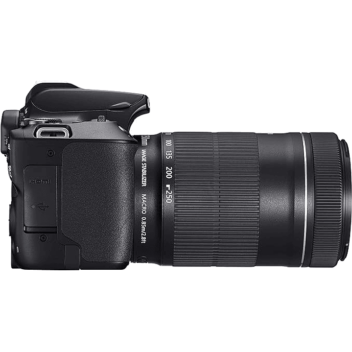 Câmera Canon EOS 250D + lente Canon EF-s 18-55mm f/4-5.6 IS STM - Preto 5