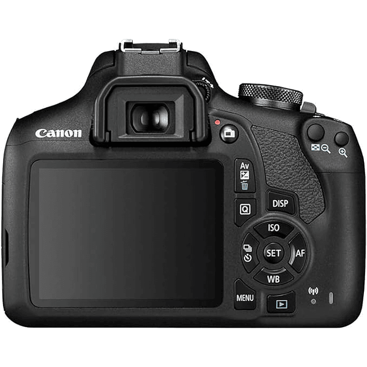 Câmera DSLR Canon EOS 2000D + lente EF-S 18-55 mm f/3.5-5.6 IS II - Preto 5