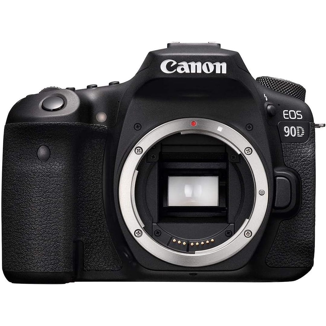 Câmera Canon DSLR [EOS 90D] + lente USM 18-135  8