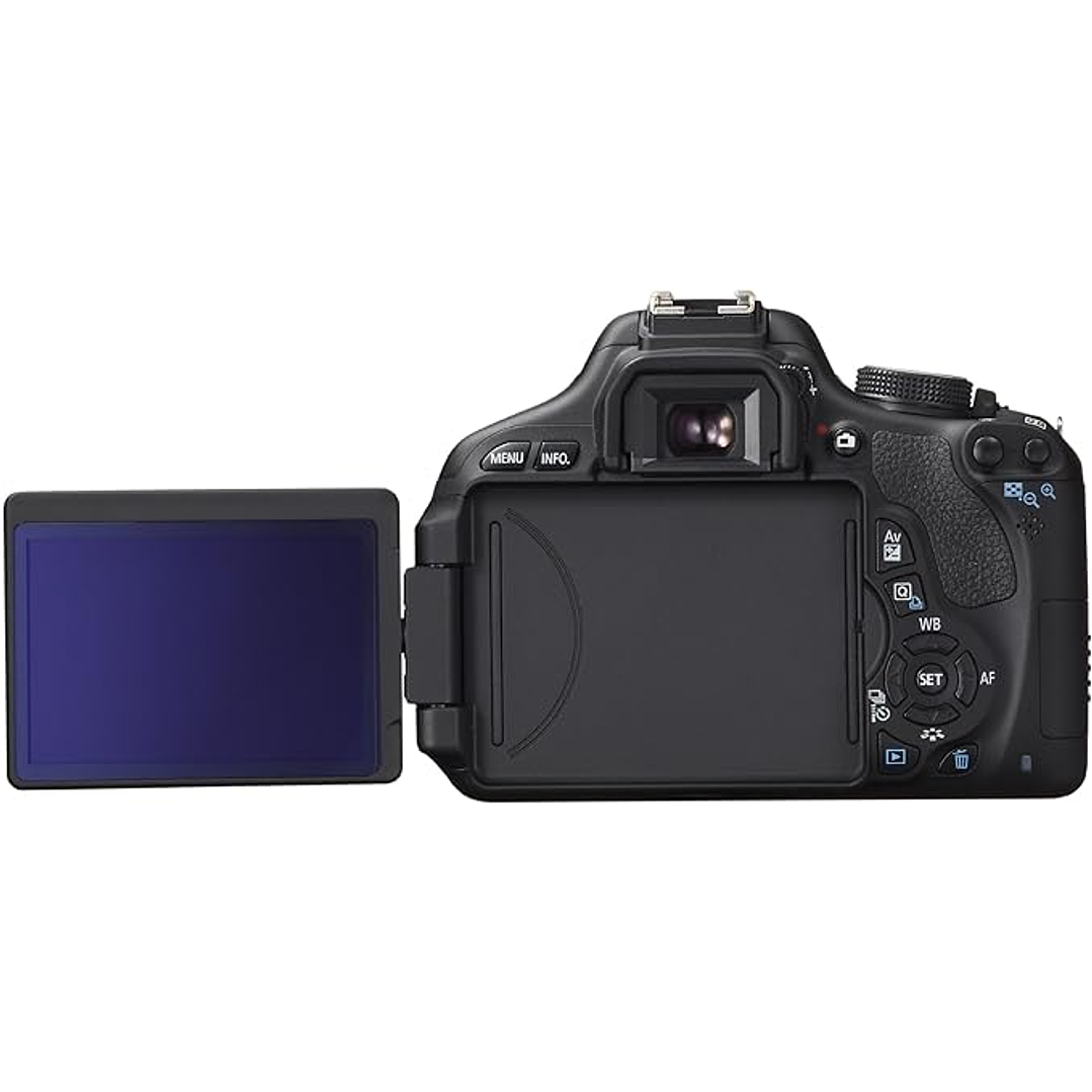 Câmera Canon EOS 600D + lente EF-S 18-55mm f/3.5-5.6 IS II 6