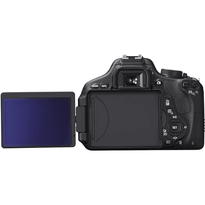 Câmera Canon EOS 600D + lente EF-S 18-55mm f/3.5-5.6 IS II 6