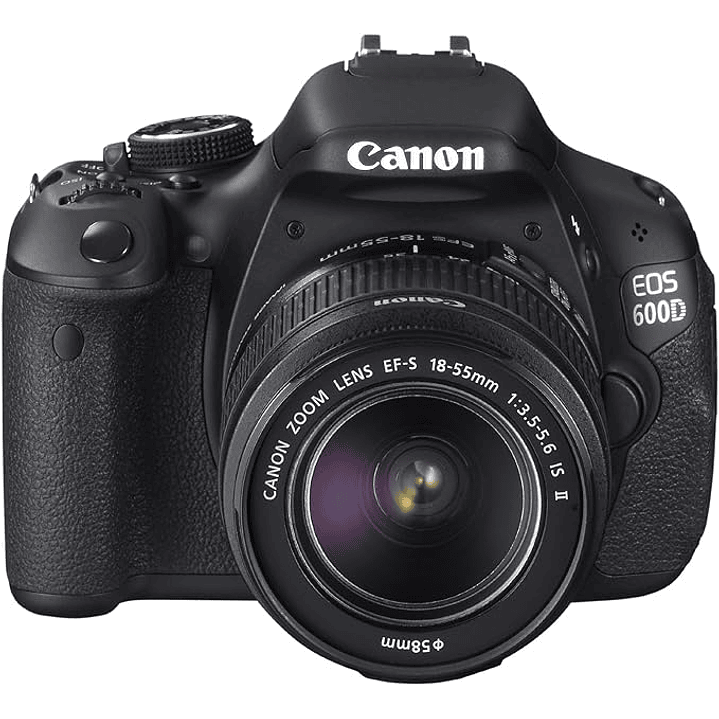 Câmera Canon EOS 600D + lente EF-S 18-55mm f/3.5-5.6 IS II 3