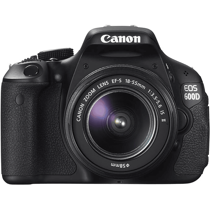 Câmera Canon EOS 600D + lente EF-S 18-55mm f/3.5-5.6 IS II 4